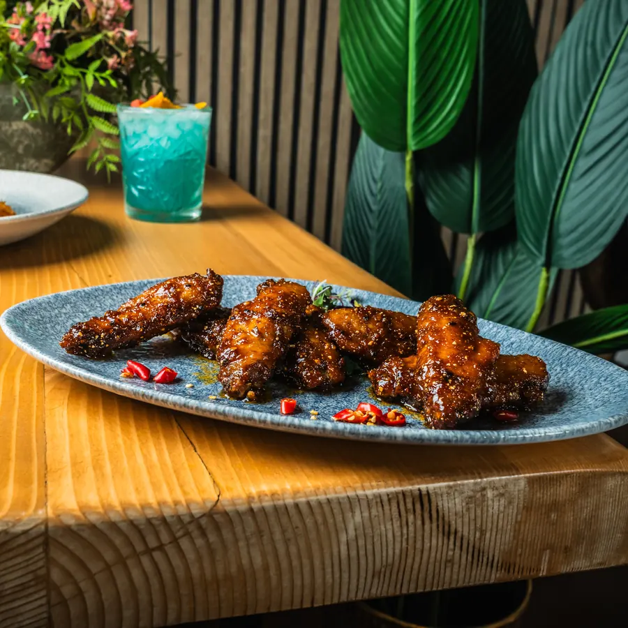 Alitas de Pollo Tailandés
